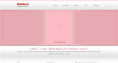 Desktop Screenshot of morgangynaecology.com